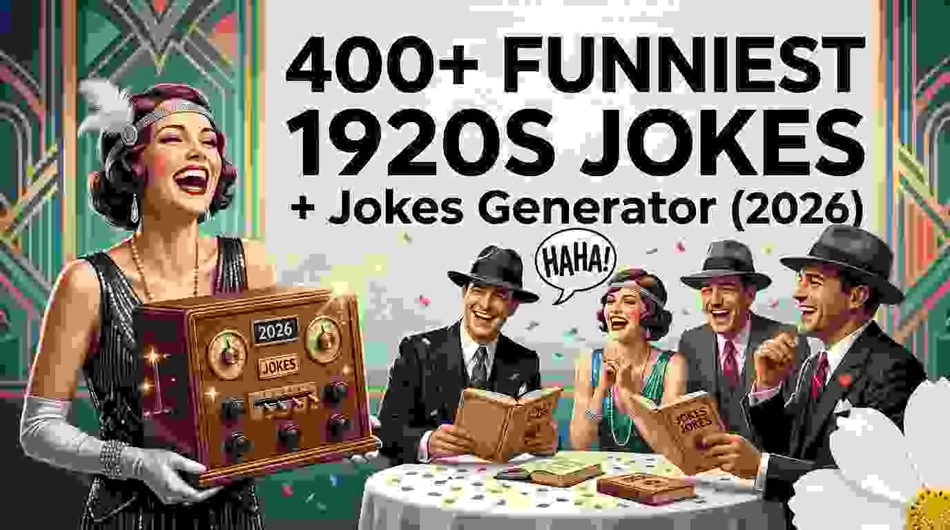 Funniest 1920S Jokes + Jokes Generator