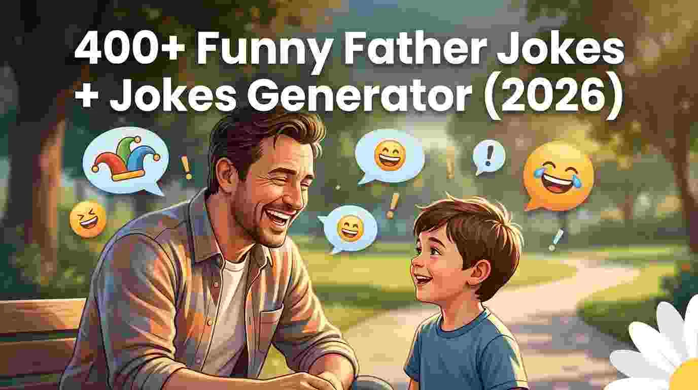Funny Father Jokes + Jokes Generator