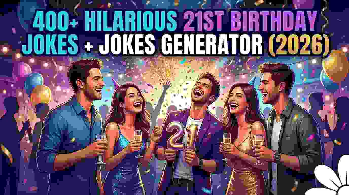 Hilarious 21St Birthday Jokes + Jokes Generator
