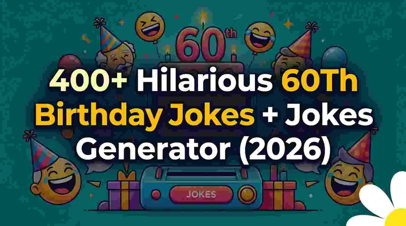 Hilarious 60Th Birthday Jokes + Jokes Generator