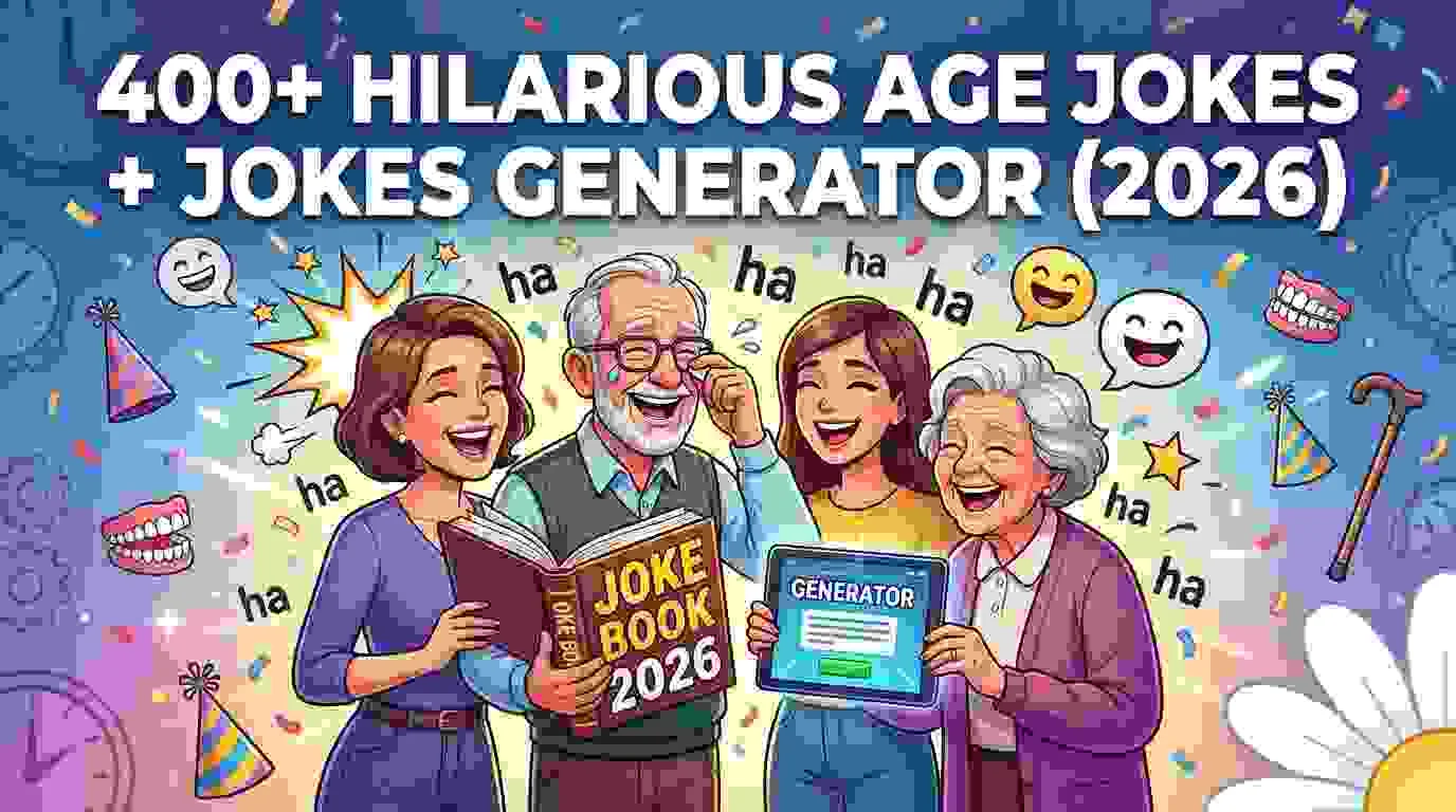 Hilarious Age Jokes + Jokes Generator