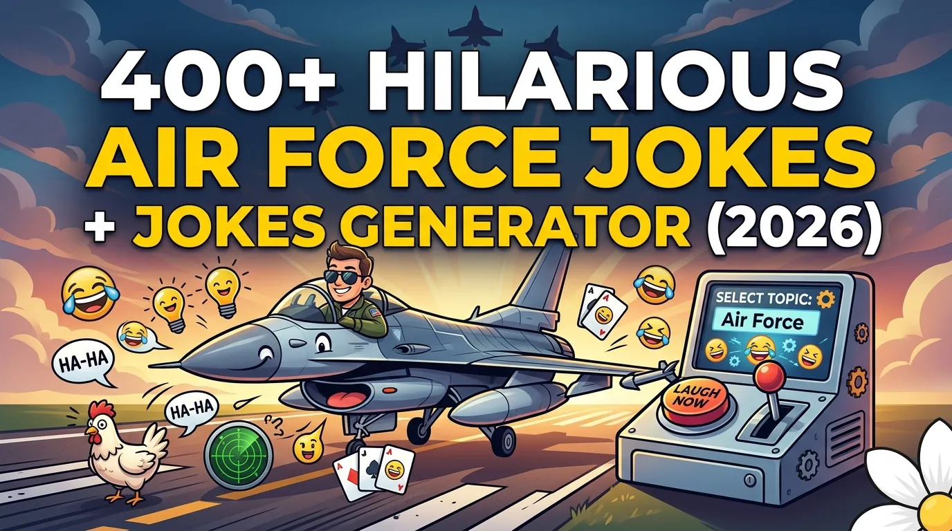 Hilarious Air Force Jokes + Jokes Generator