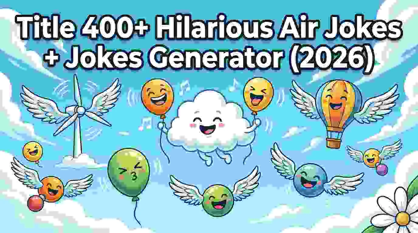 Hilarious Air Jokes + Jokes Generator