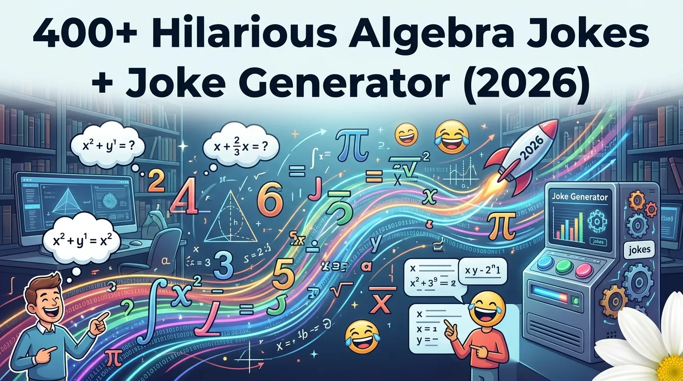 Hilarious Algebra Jokes + Joke Generator