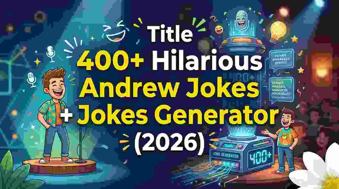 Hilarious Andrew Jokes + Jokes Generator