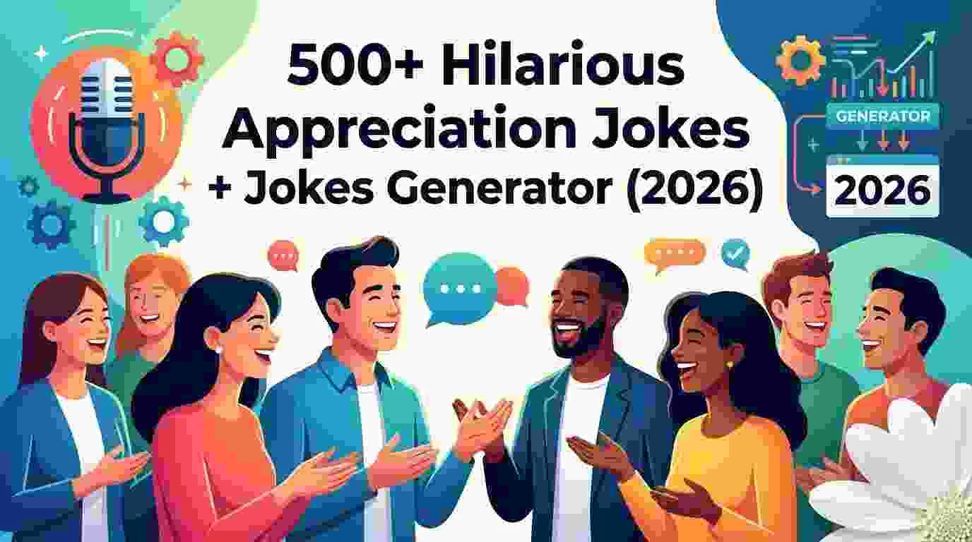 Hilarious Appreciation Jokes + Jokes Generator