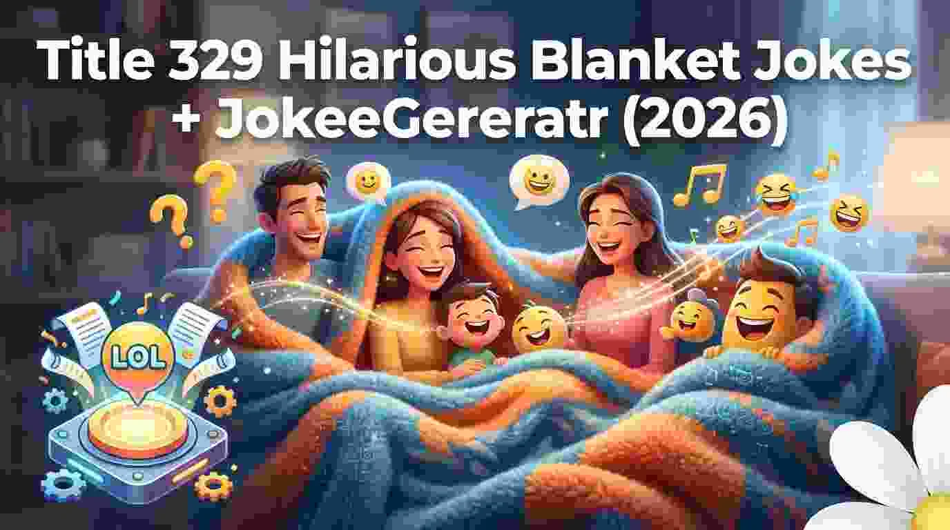 Hilarious Blanket Jokes + Jokes Generator