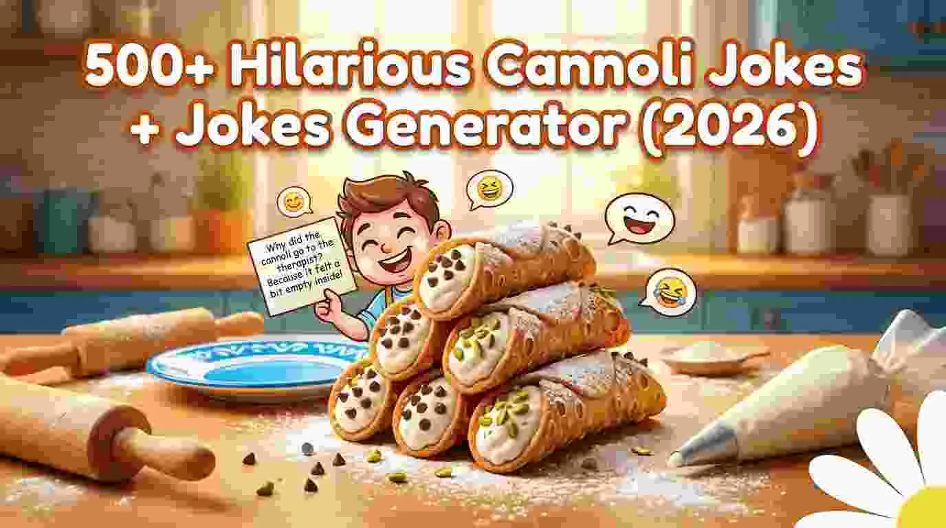Hilarious Cannoli Jokes + Jokes Generator