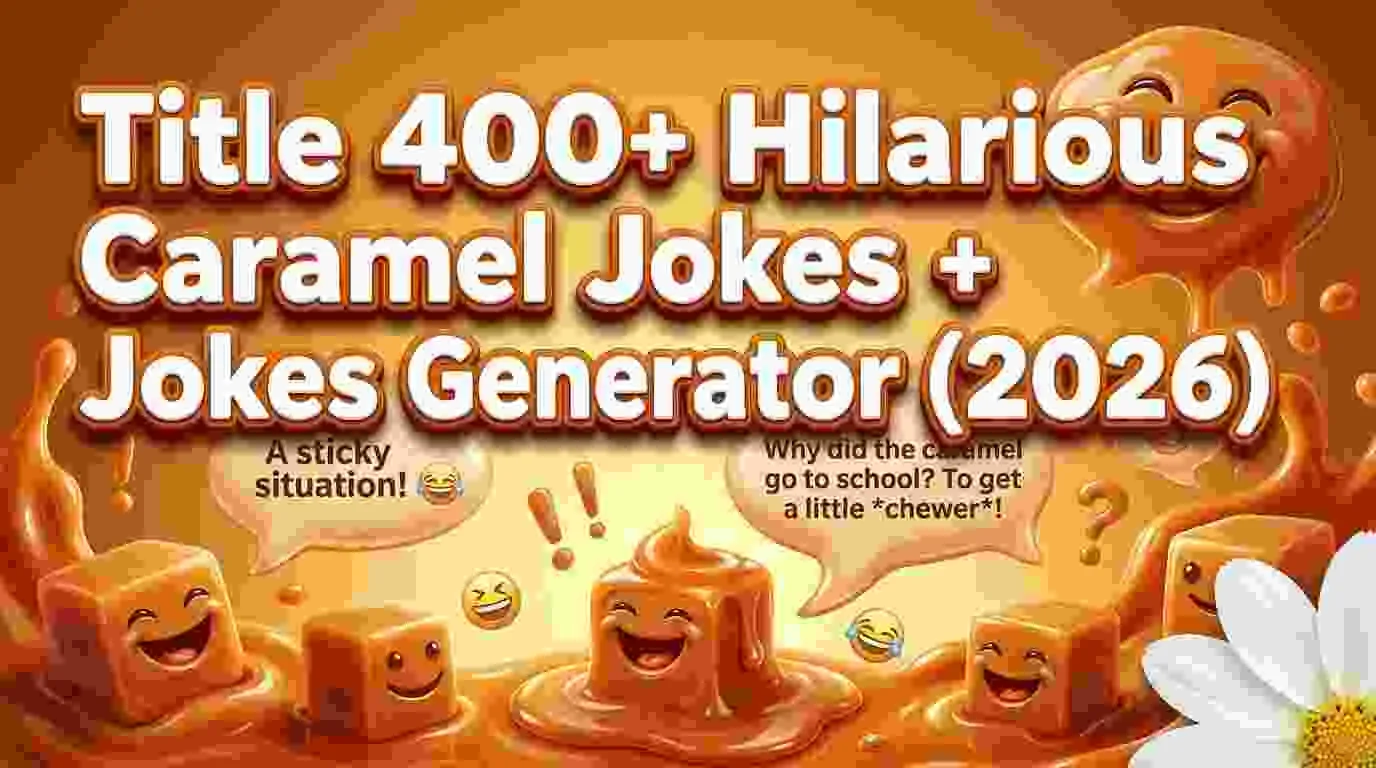Hilarious Caramel Jokes + Jokes Generator
