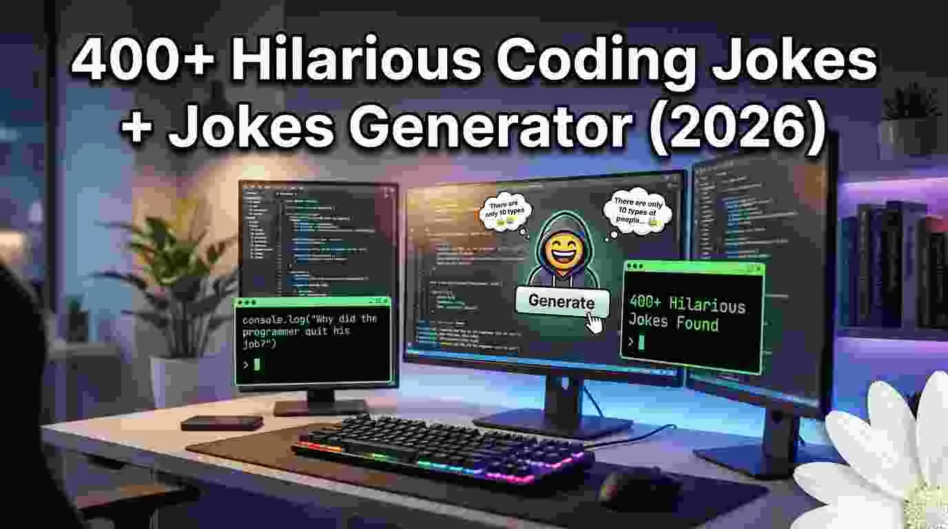Hilarious Coding Jokes + Jokes Generator