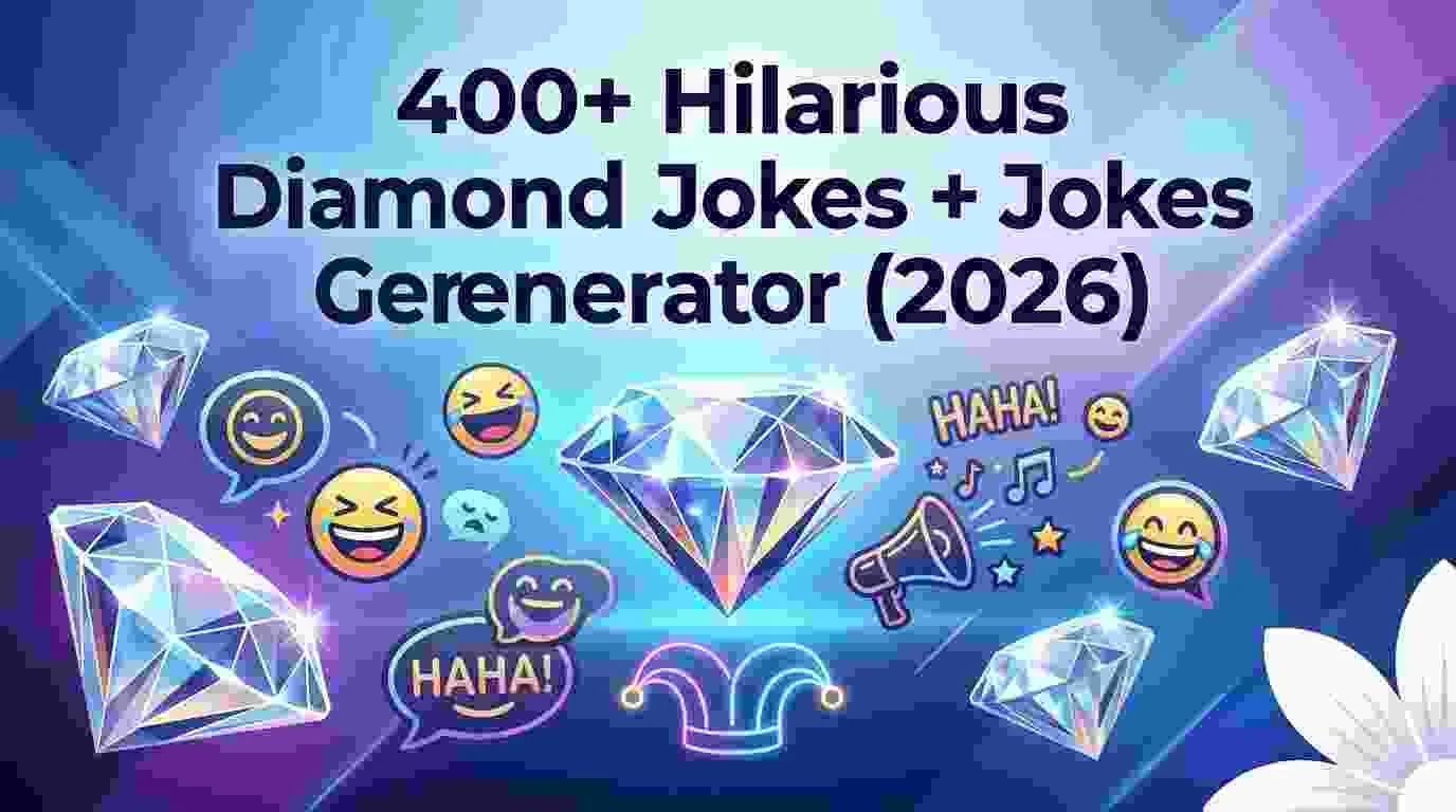 Hilarious Diamond Jokes + Jokes Generator
