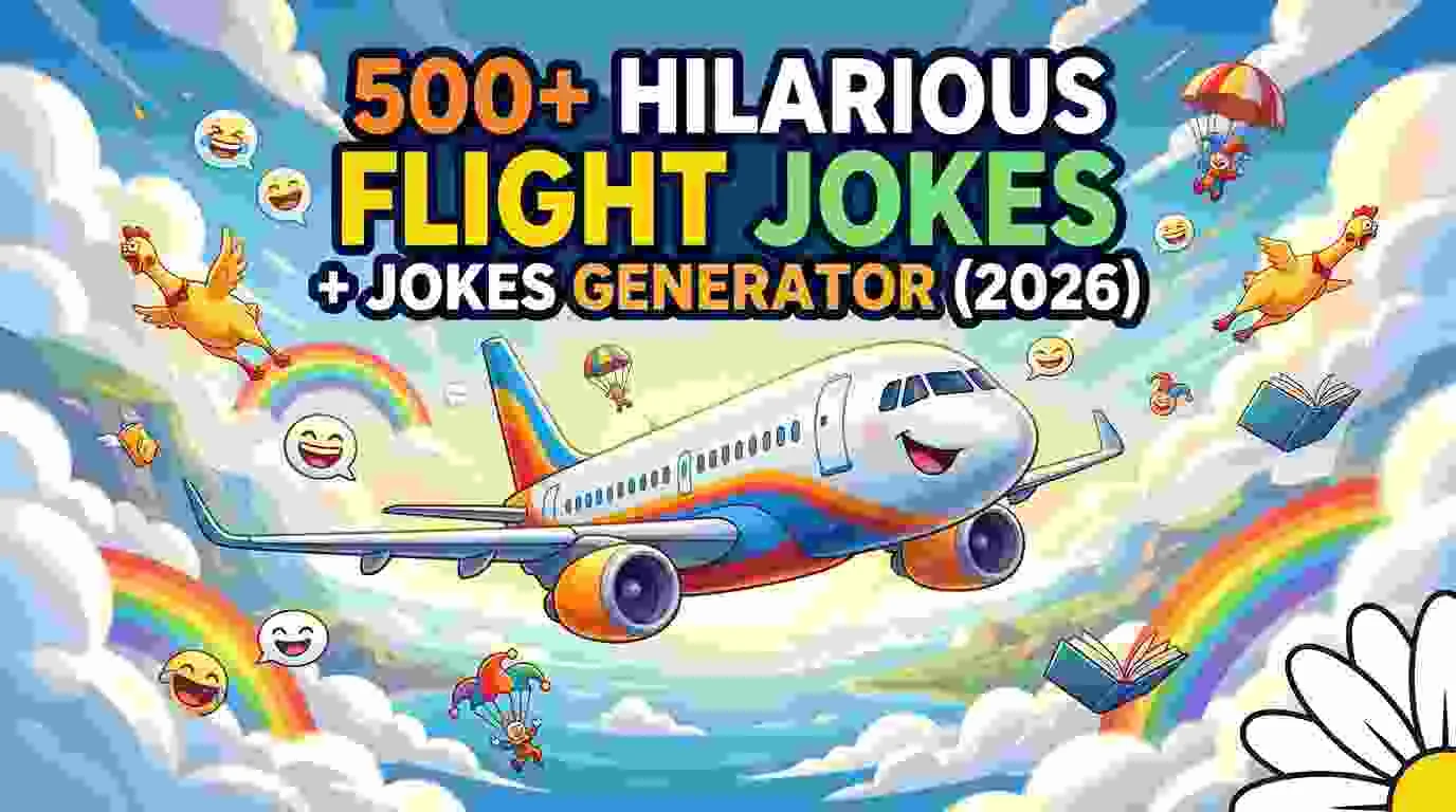 Hilarious Flight Jokes + Jokes Generator