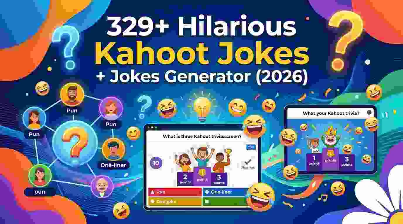Hilarious Kahoot Jokes + Jokes Generator