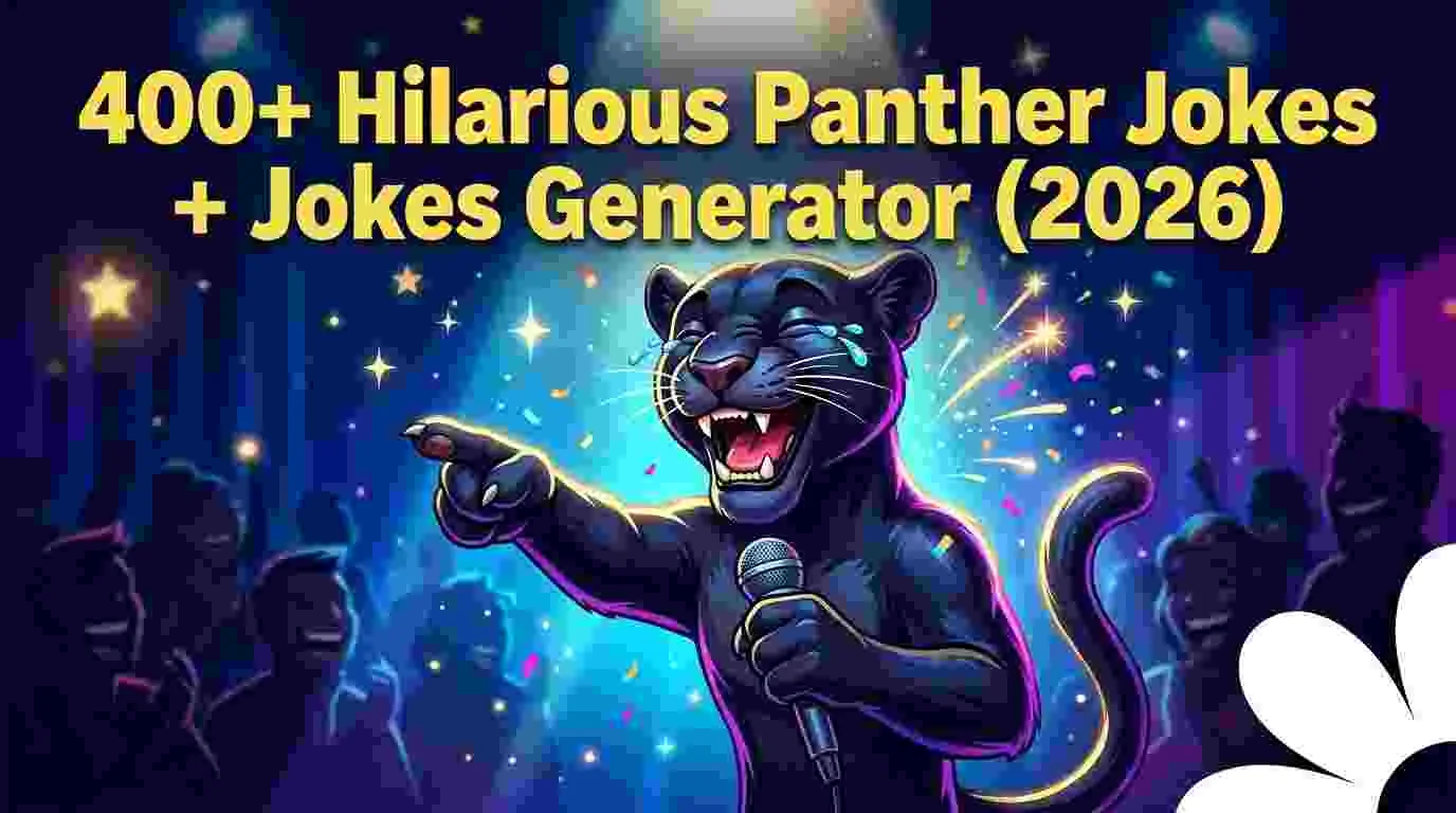 Hilarious Panther Jokes + Jokes Generator
