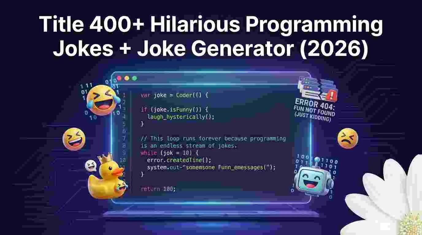 Hilarious Programming Jokes + Joke Generator