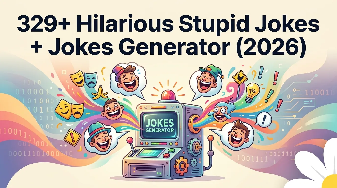 Hilarious Stupid Jokes + Jokes Generator