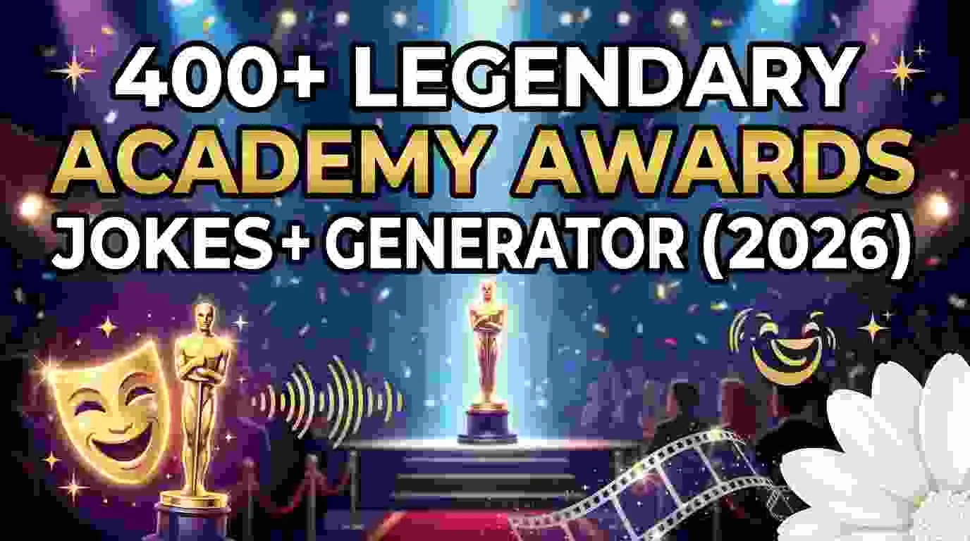 Legendary Academy Awards Jokes + Jokes Generator