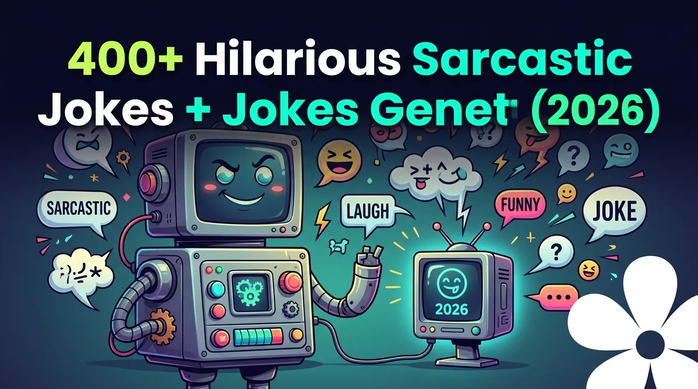 Hilarious Sarcastic Jokes + Jokes Generator