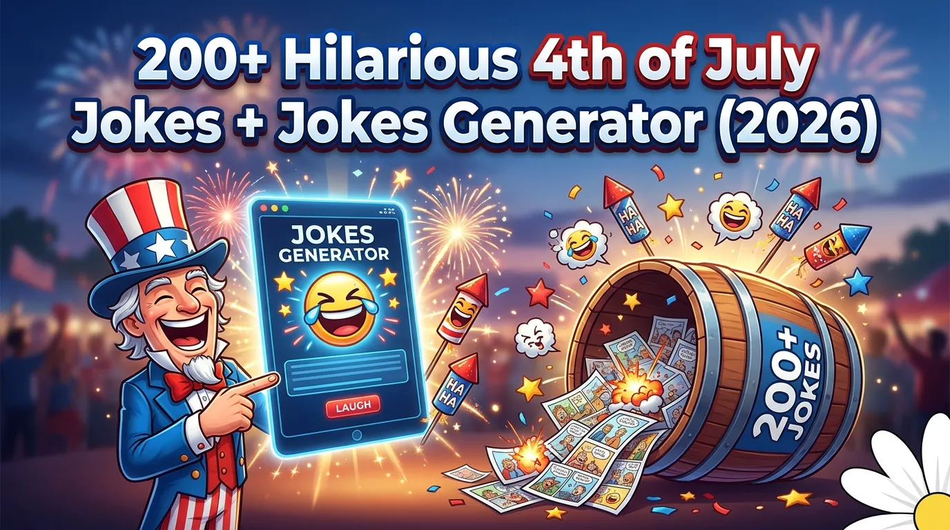 Hilarious 4th of July Jokes + Jokes Generator