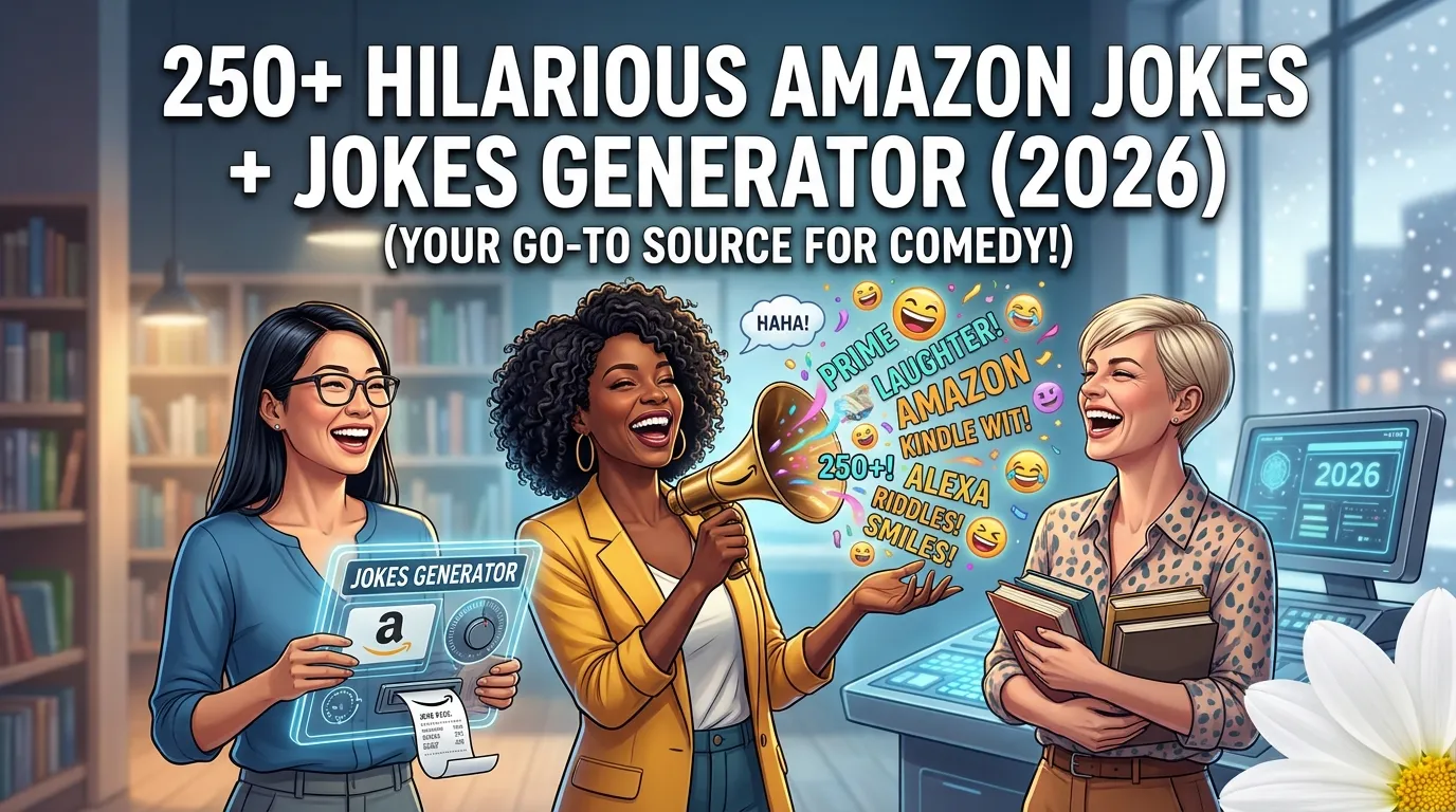 Hilarious Amazon Jokes + Jokes Generator