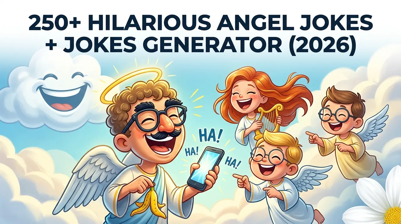 Hilarious Angel Jokes + Jokes Generator