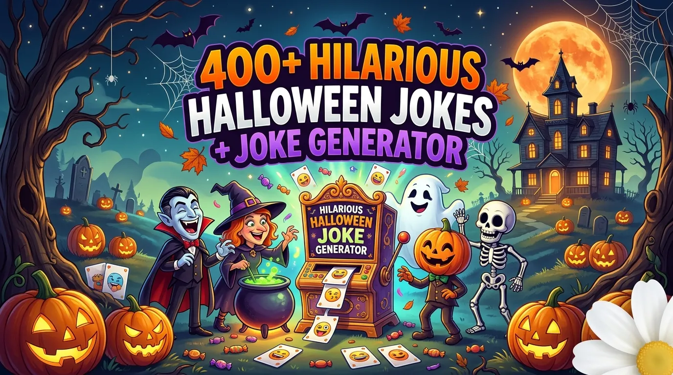 Hilarious Halloween Jokes + Joke Generator