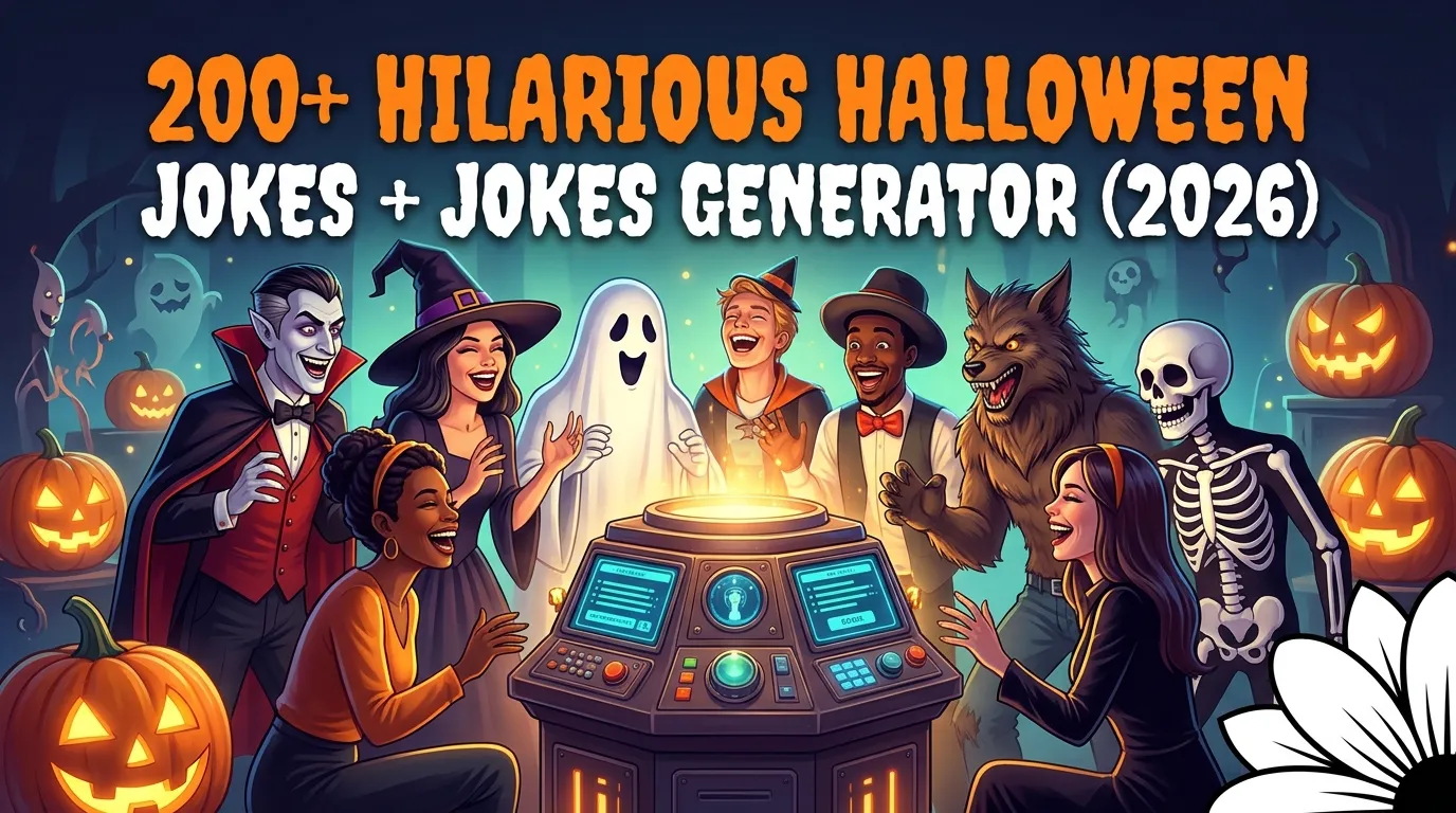 Hilarious Halloween Jokes + Jokes Generator