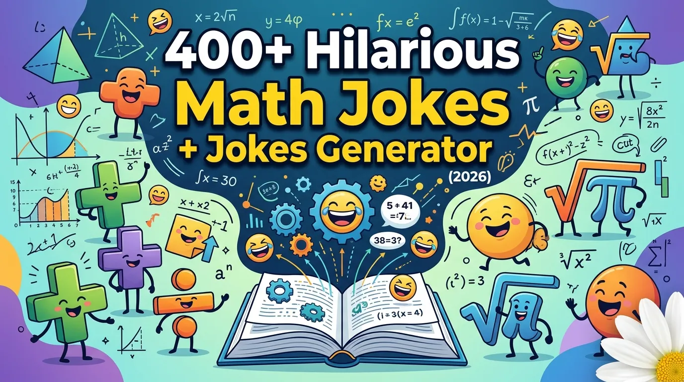 Hilarious Math Jokes + Jokes Generator
