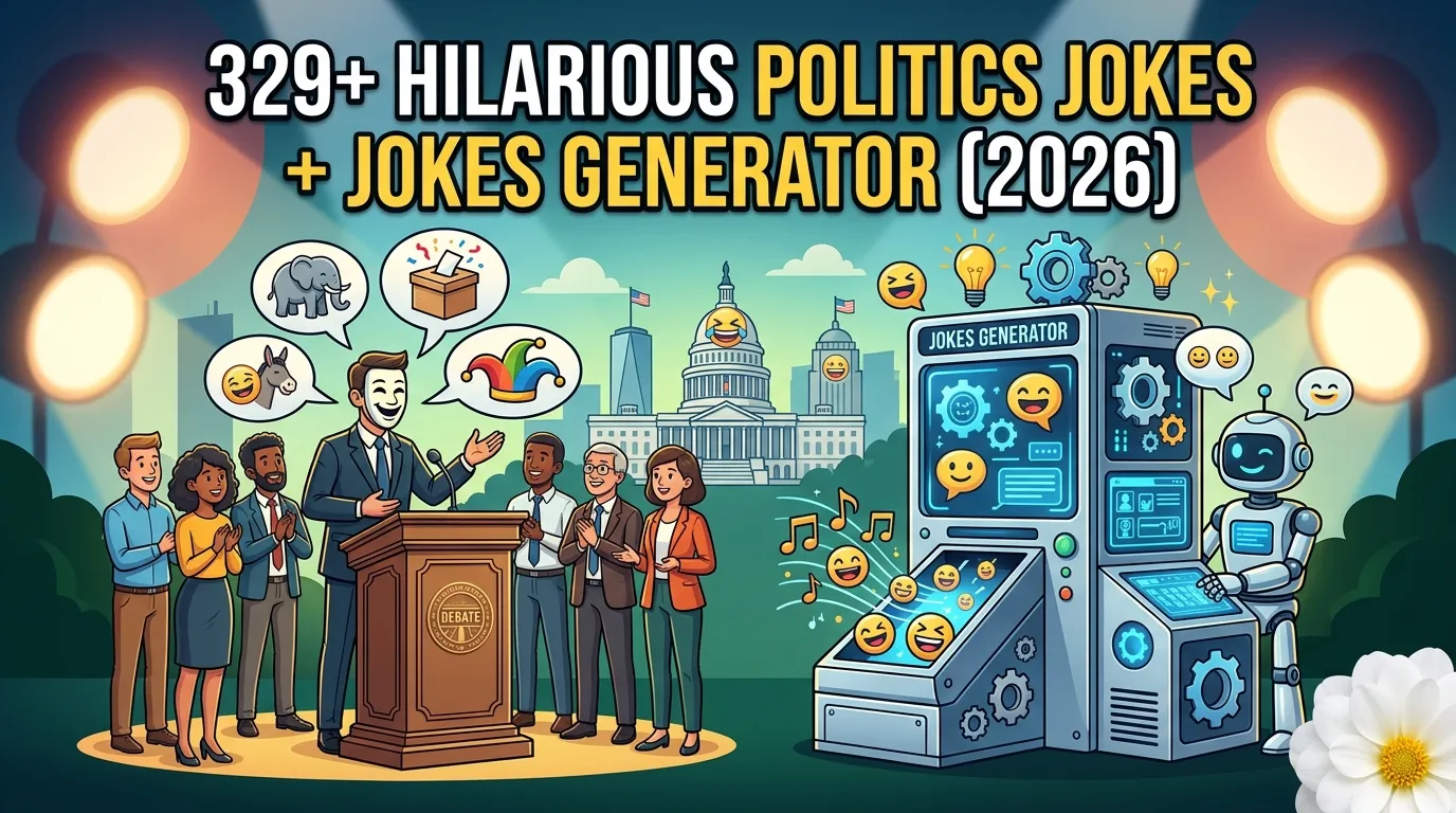 Hilarious Politics Jokes + Jokes Generator
