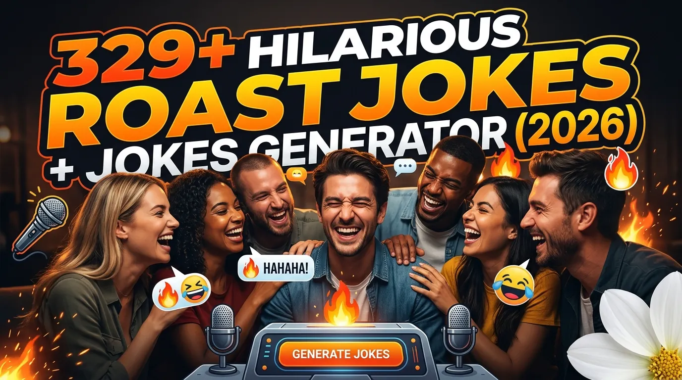 Hilarious Roast Jokes + Jokes Generator