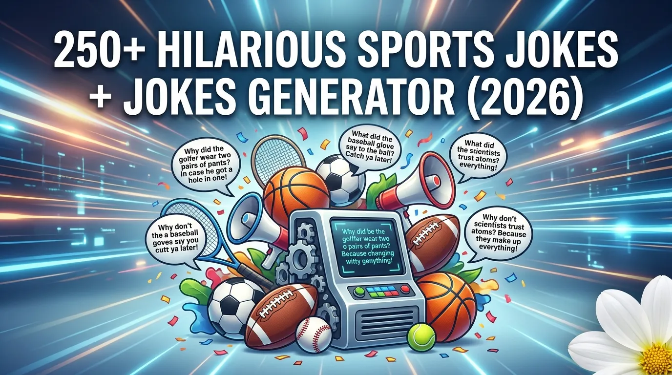 Hilarious Sports Jokes + Jokes Generator