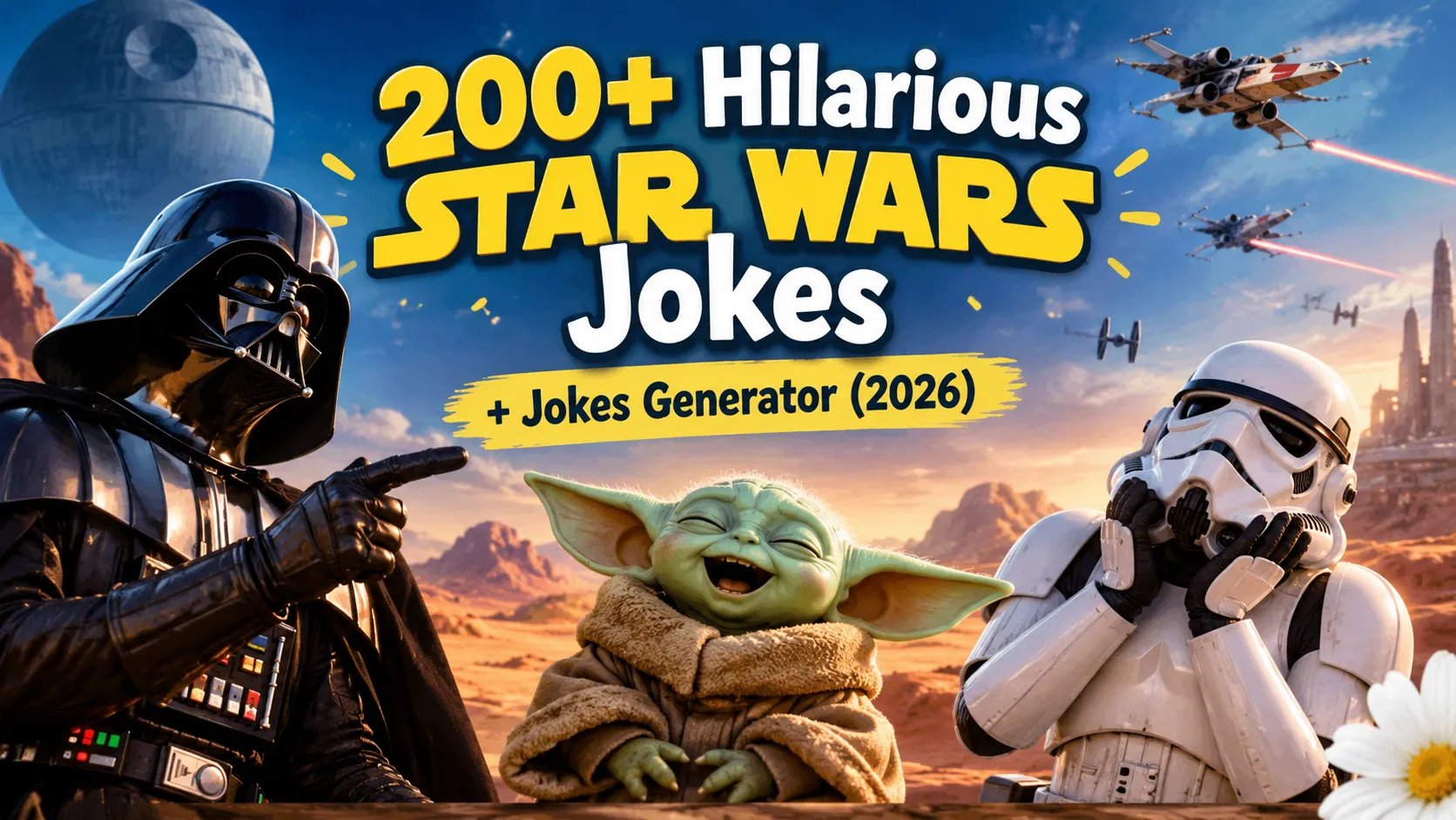 Hilarious Star Wars Jokes + Jokes Generator