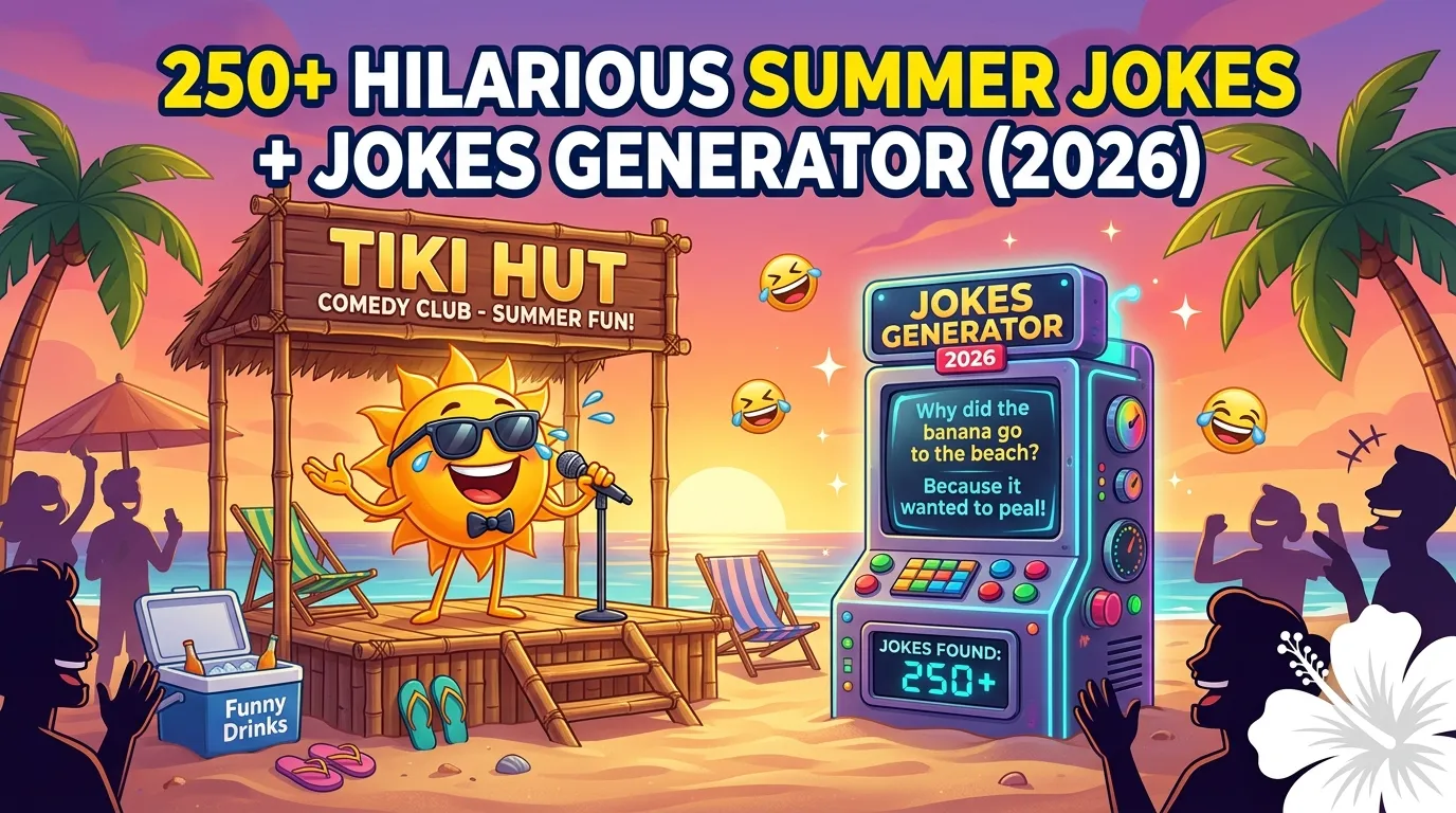 Hilarious Summer Jokes + Jokes Generator