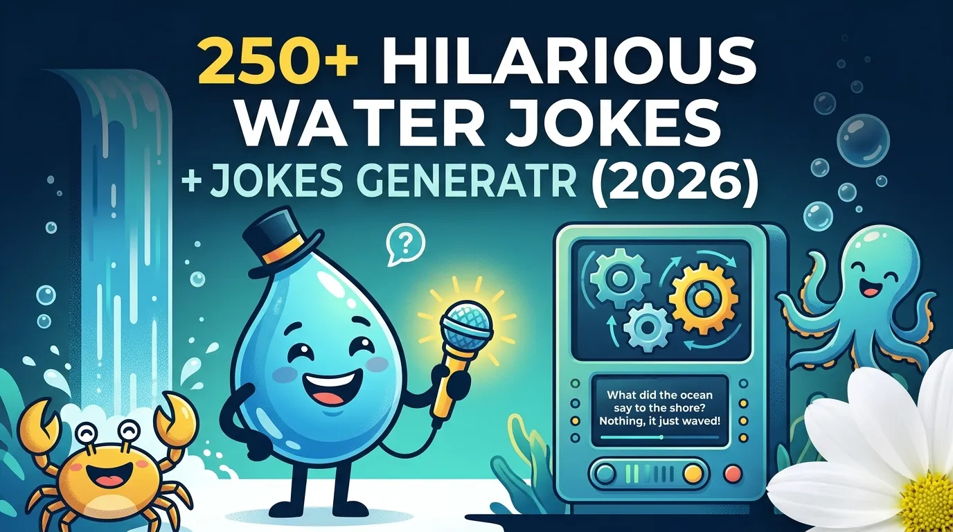 Hilarious Water Jokes + Jokes Generator