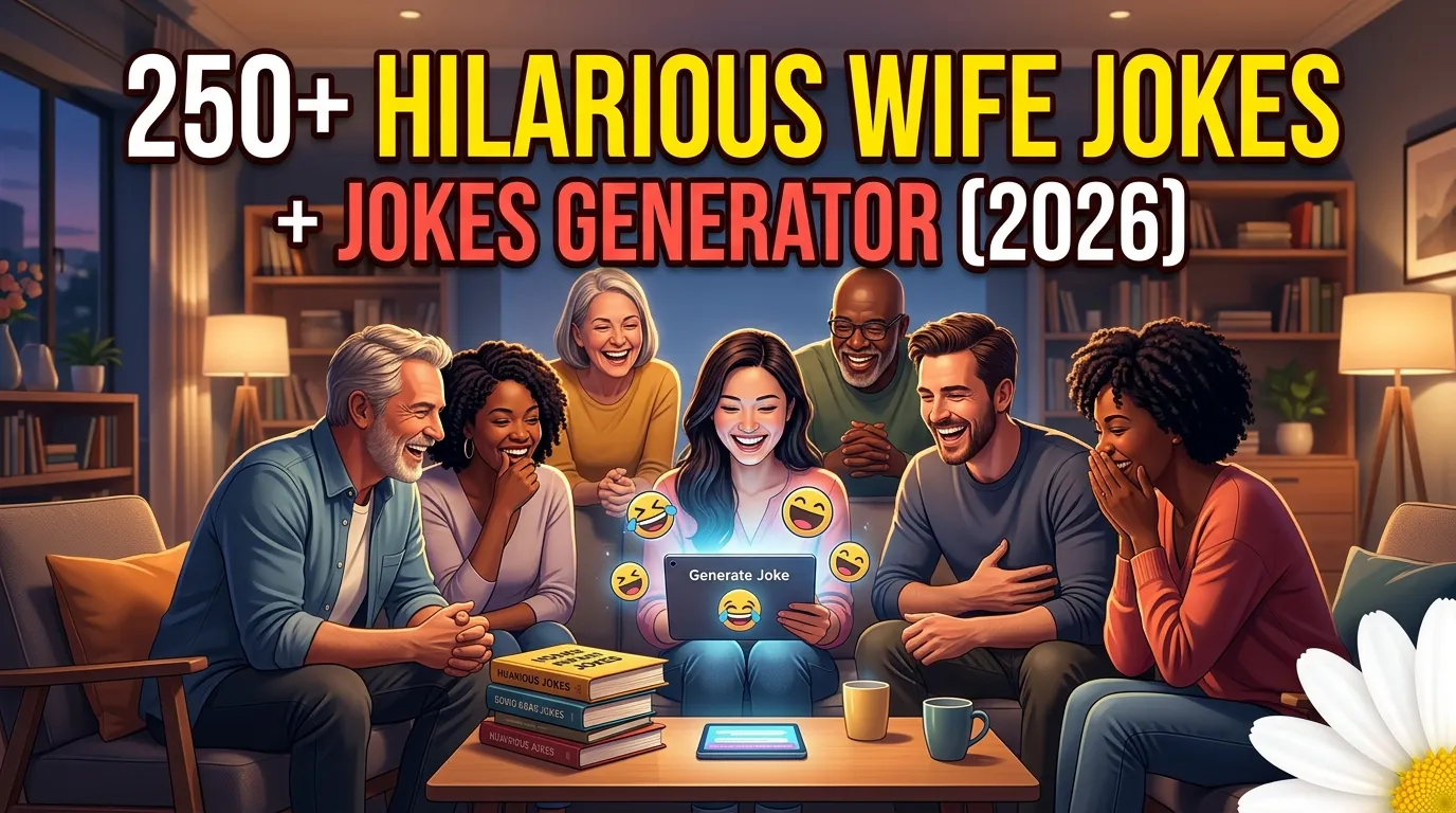Hilarious Wife Jokes + Jokes Generator