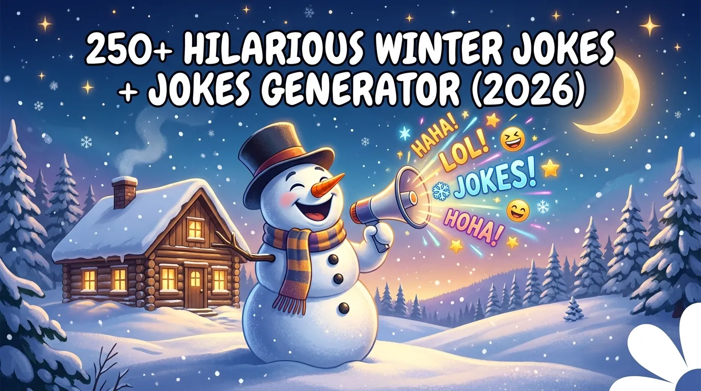 Hilarious Winter Jokes + Jokes Generator