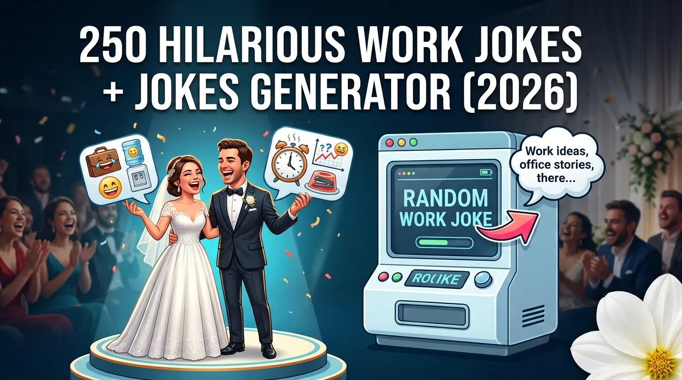 Hilarious Work Jokes + Jokes Generator