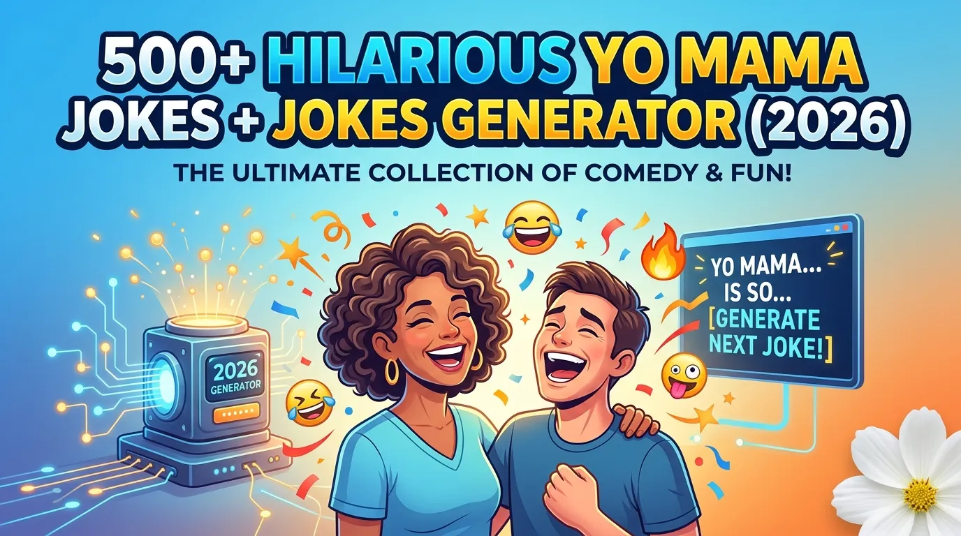Hilarious Yo Mama Jokes + Jokes Generator